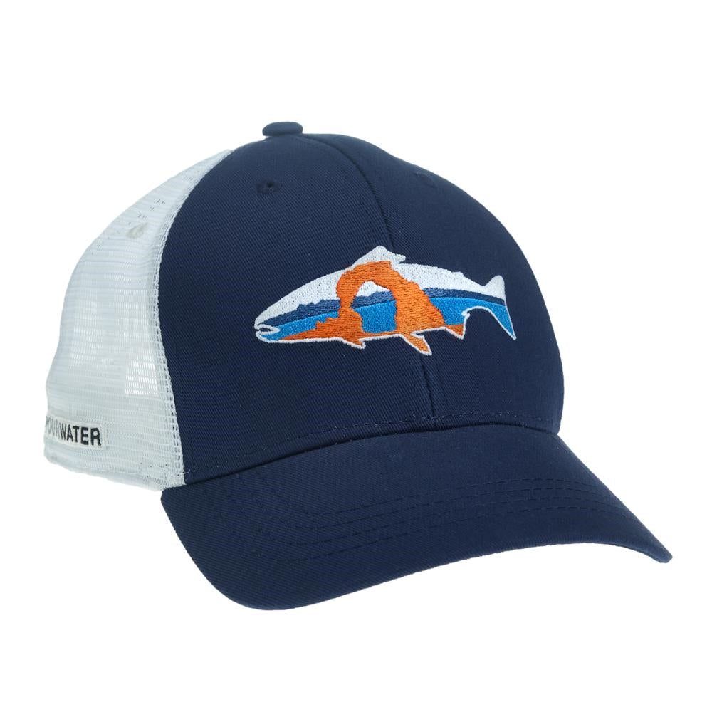 RepYourWater Utah Delicate Arch Hat Fly Fish Food