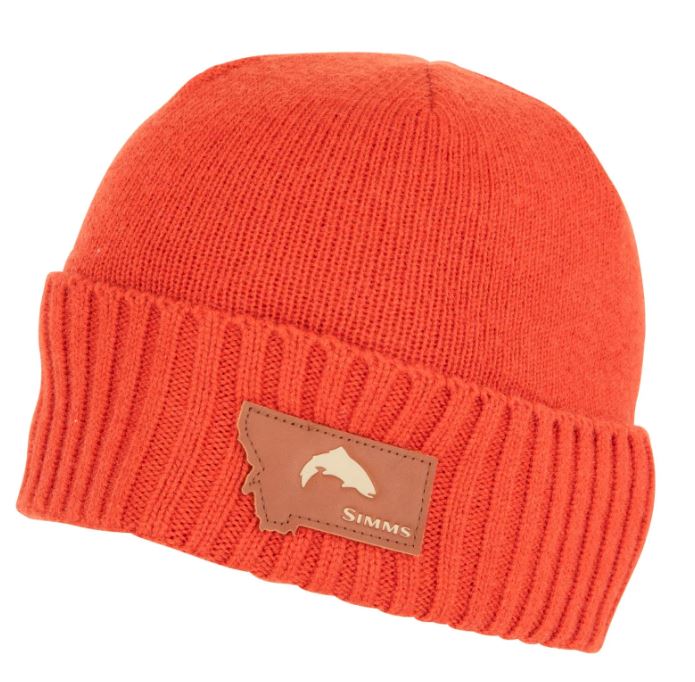 Big Sky Wool Beanie - Simms Orange