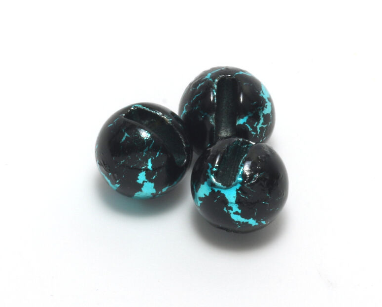 Hareline Slotted Tungsten Beads - Crackle