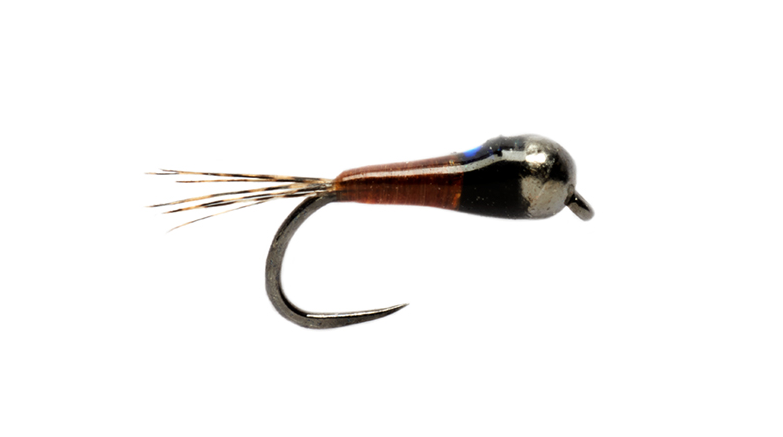 Micro Perdigon Flashback Brown Barbless