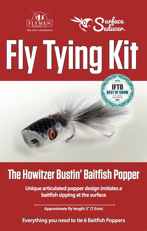 Flymen Fishing Company Howitzer Bustin' Baitfish Popper Fly-Tying Kit