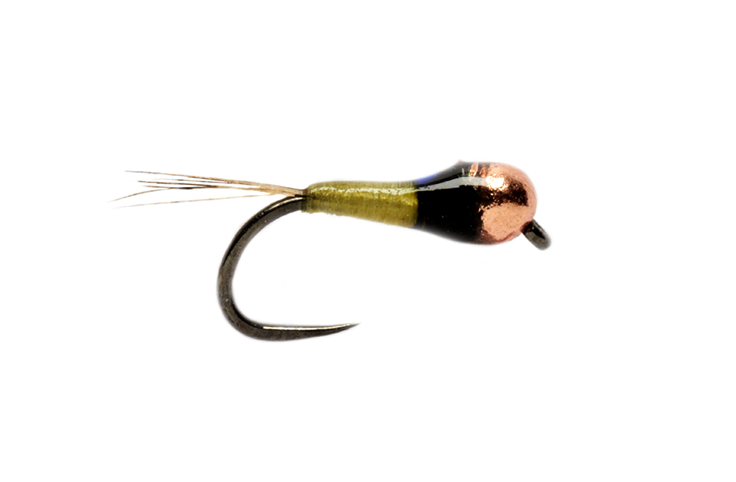 Micro Perdigon Flashback Olive Barbless