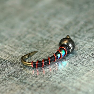 Black Mirage Zebra Midge - Fly Fish Food