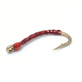 Sparklesvelte Blood Worm - Fly Fish Food