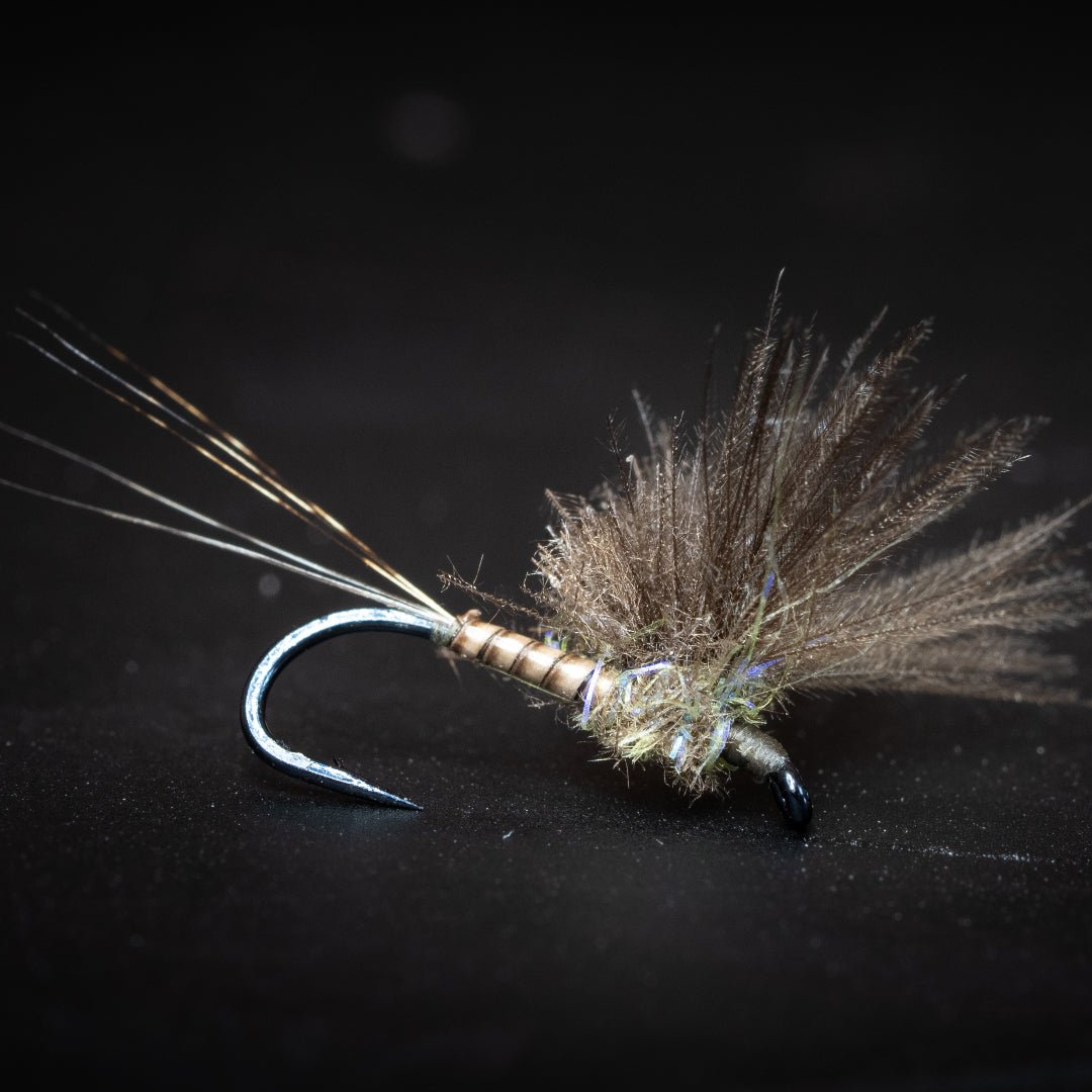 Davie McPhail's CDC Olive Quill Dun - Fly Fish Food