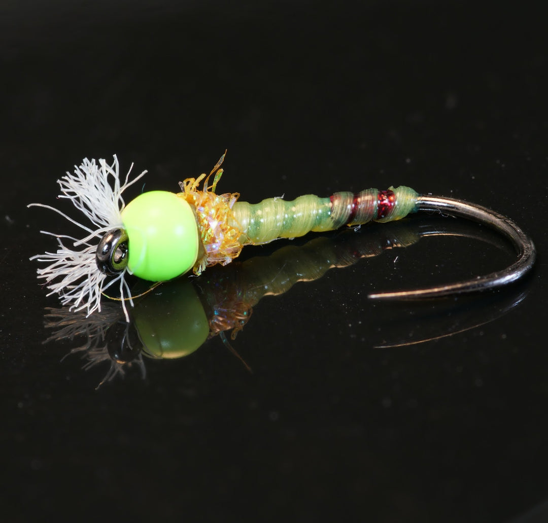 Lemon Lime Chironomid Pupa Stillwater Fly Tutorial