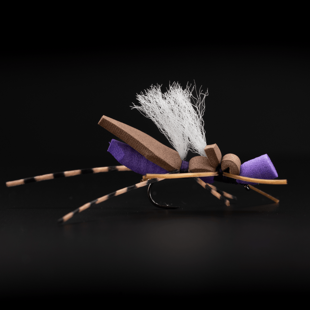 Purple Bionic Hopper - Fly Fish Food