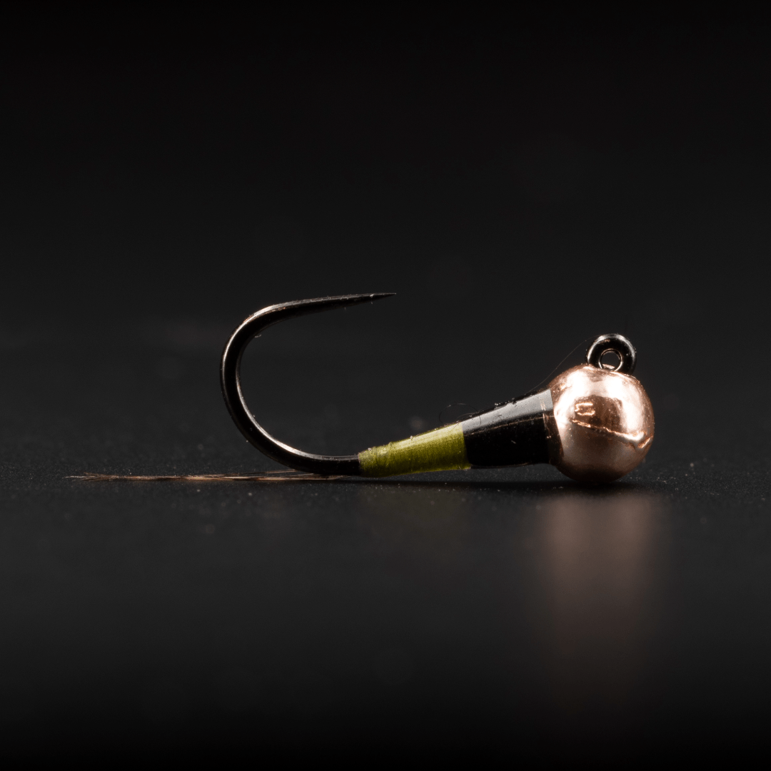Olive Spanish Bullet Perdigon - Fly Fish Food
