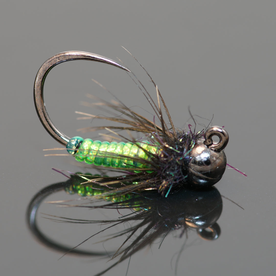 Little Neon Caddis Nymph - Fly Fish Food