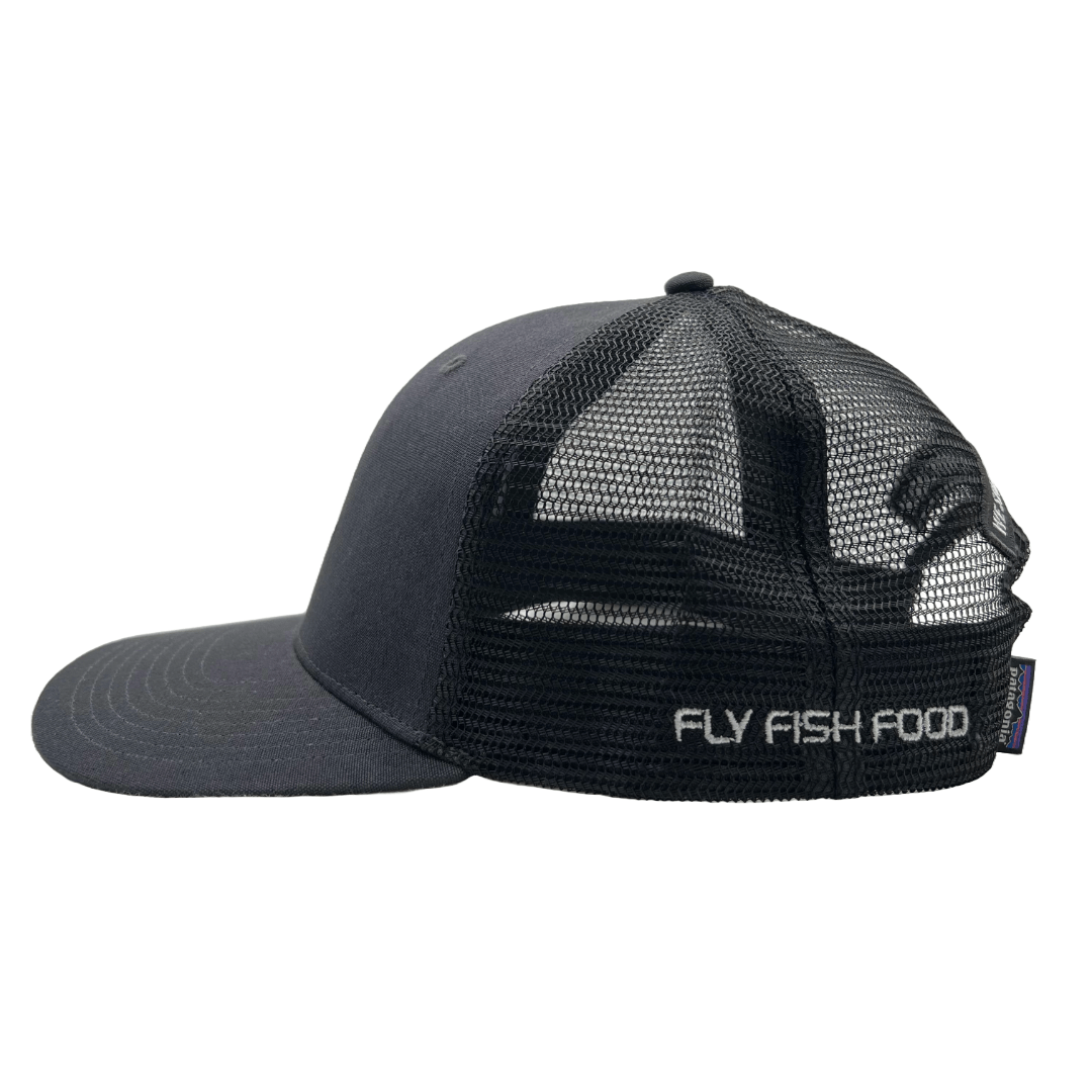 PATAGONIA FLY FISH FOOD STAND UP TROUT TRUCKER HAT - Fly Fish Food