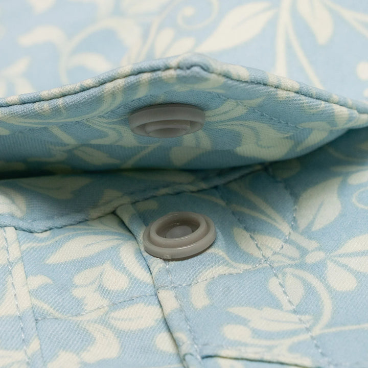 Poncho - The Pinos Altos - Blue Western Flower Print