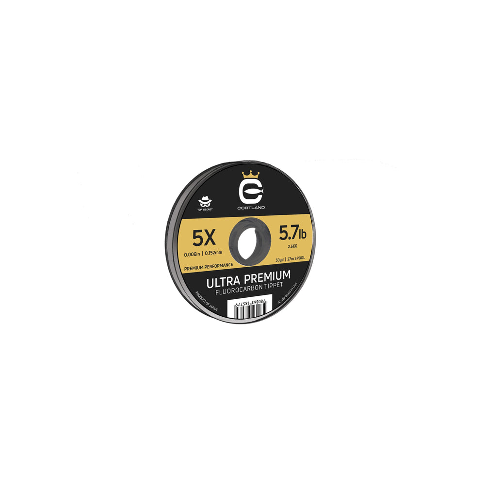 Cortland Ultra Premium Fluorocarbon Tippet - 100 yd - Tippet, Leader & Accessories - Fly Fish Food