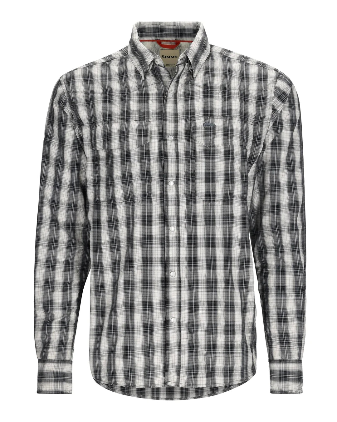 Simms Big Sky Shirt - Men's Black Plaid, XL