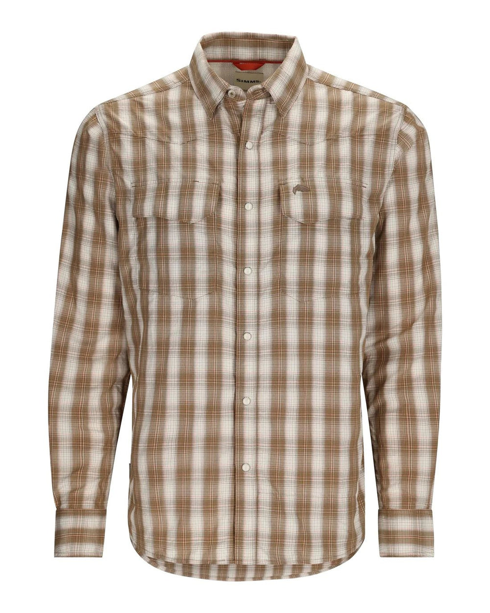 Simms - M's Big Sky Fishing Shirt - Driftwood Plaid - Apparel - Fly Fish Food
