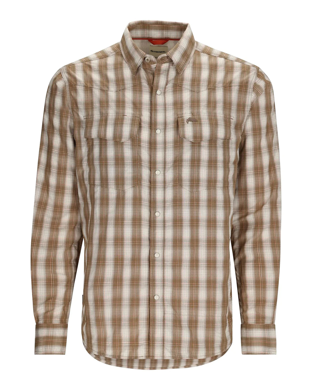 Simms Big Sky Shirt - Men's Driftwood Plaid, L