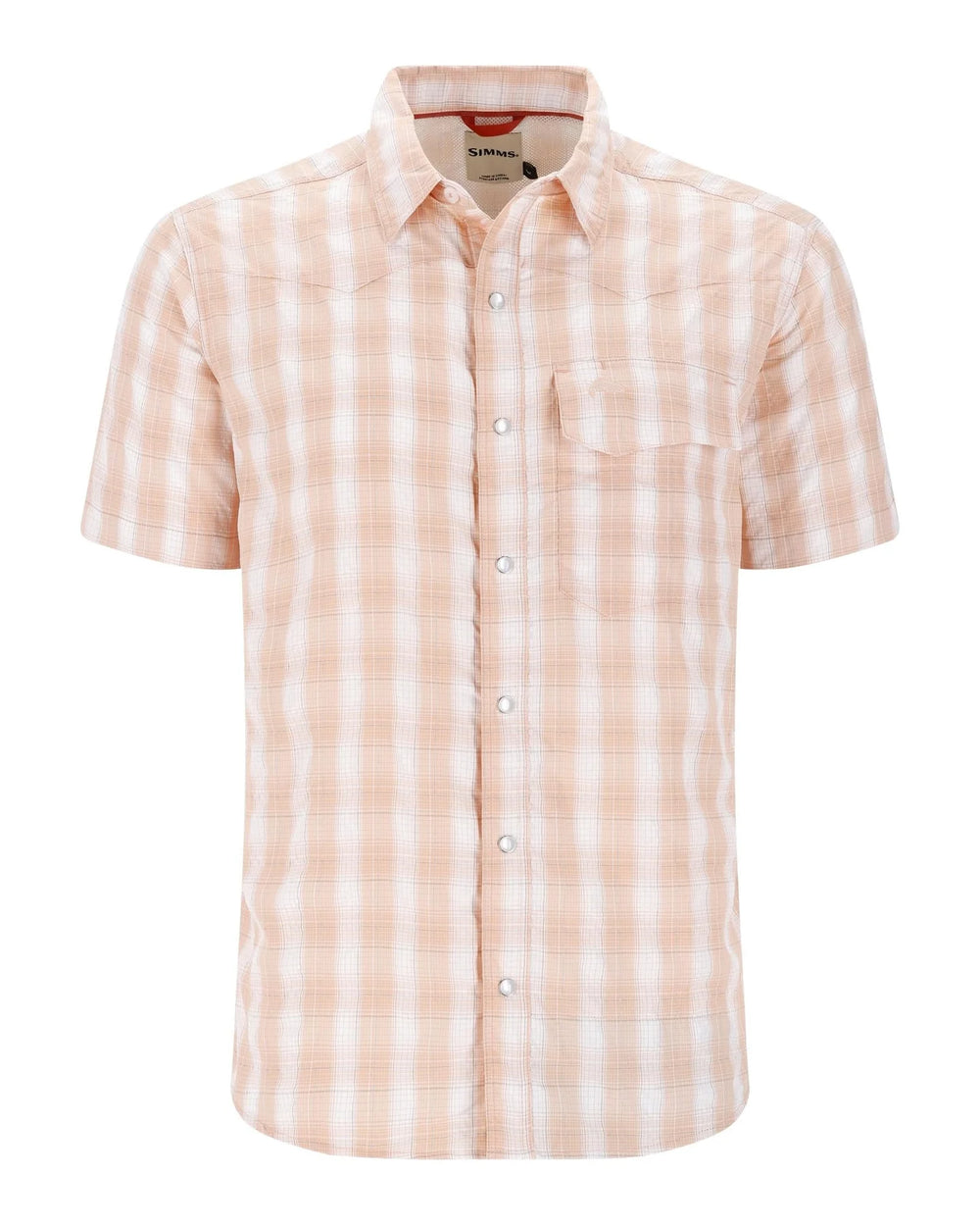 Simms - M's Big Sky Shirt - Short Sleeve - White Starfish - Apparel - Fly Fish Food
