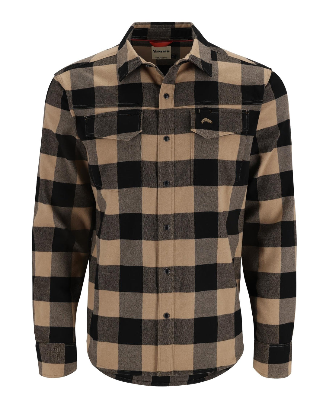Simms - M's Gallatin Flannel Fishing Shirt - Cork Buffalo Check