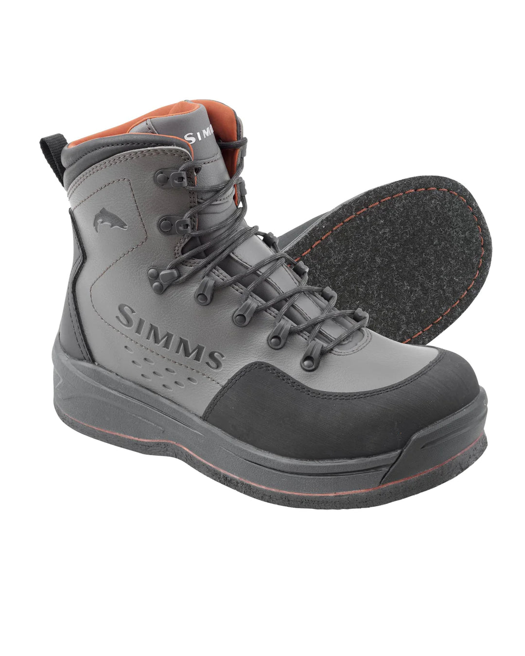 Simm's - M's Freestone Wading Boots - Felt Soles - Gunmetal