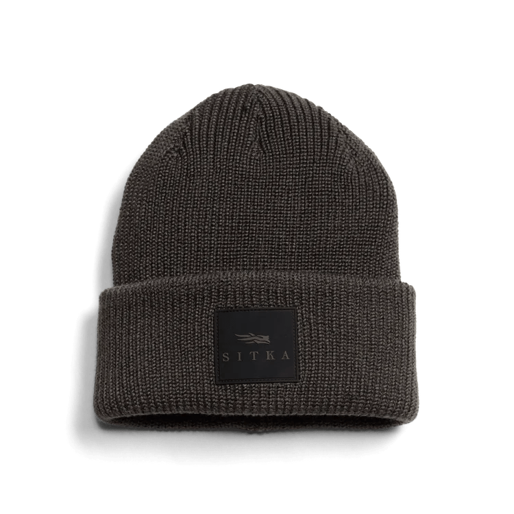 Sitka - Double Cuff Acrylic Knit Beanie - Shadow - Hats - Fly Fish Food