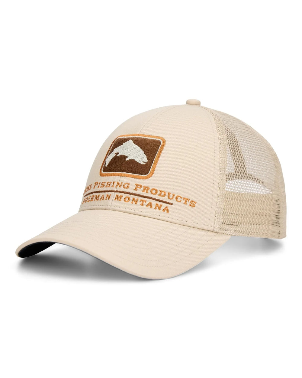 Simms Trout Icon Trucker Hat - Burnished Clay - Hats - Fly Fish Food
