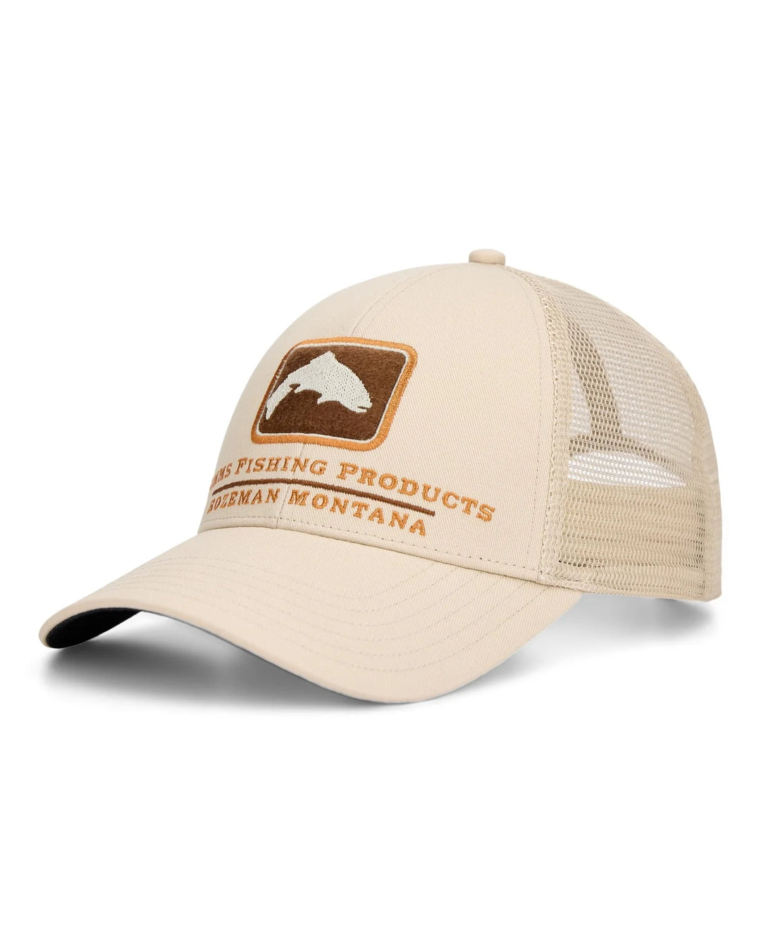 Simms Trout Icon Trucker Hat - Burnished Clay - Hats - Fly Fish Food