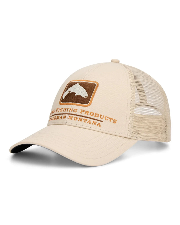 Simms Trout Icon Trucker Hat - Burnished Clay - Hats - Fly Fish Food