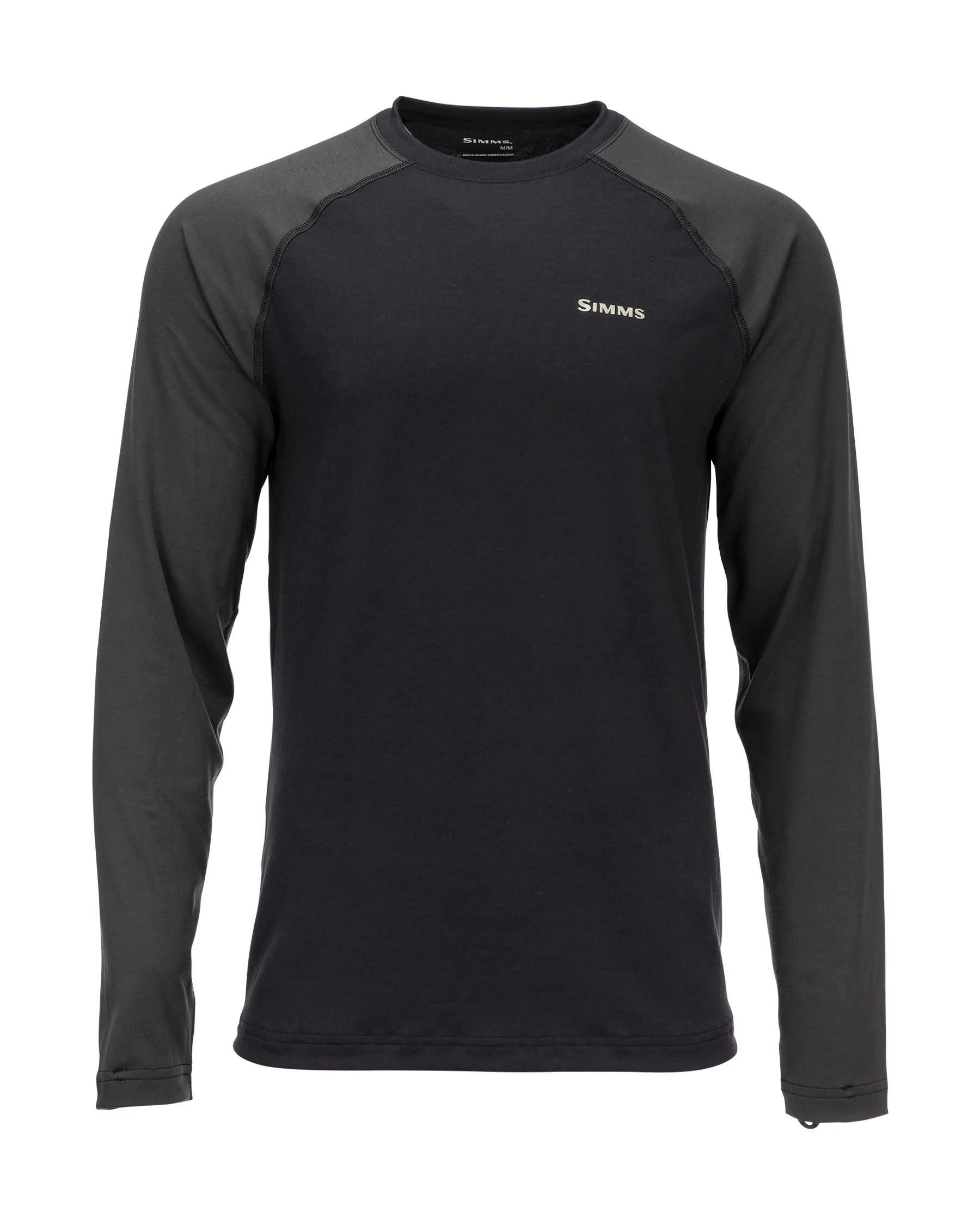 Simms - Men's Lightweight Baselayer Top - Black