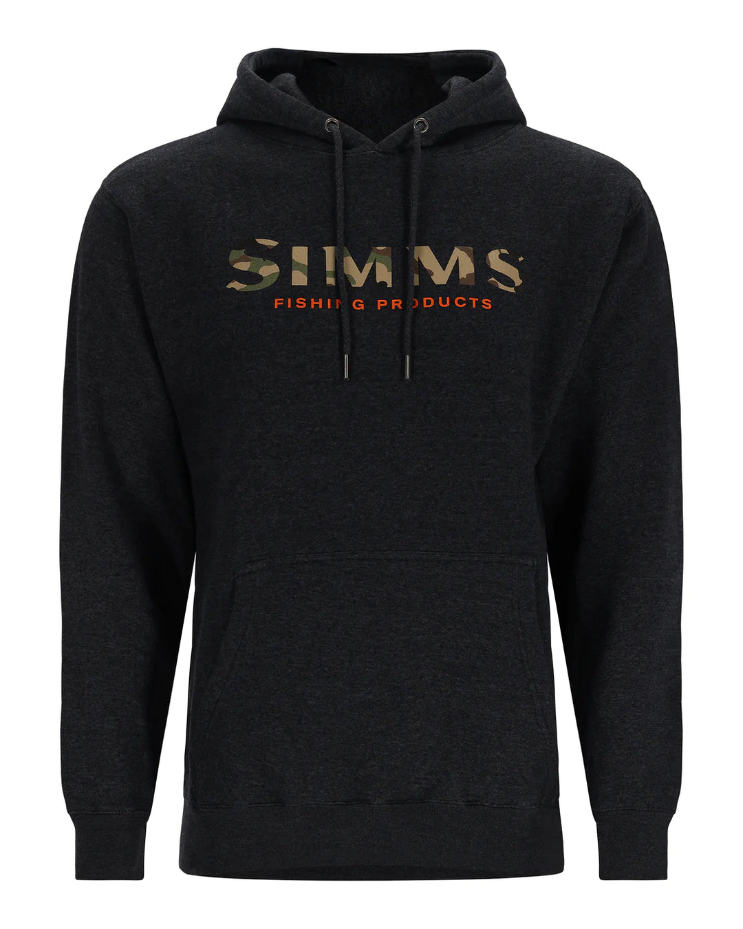 M's Simms Logo Hoody - Charcoal Heather