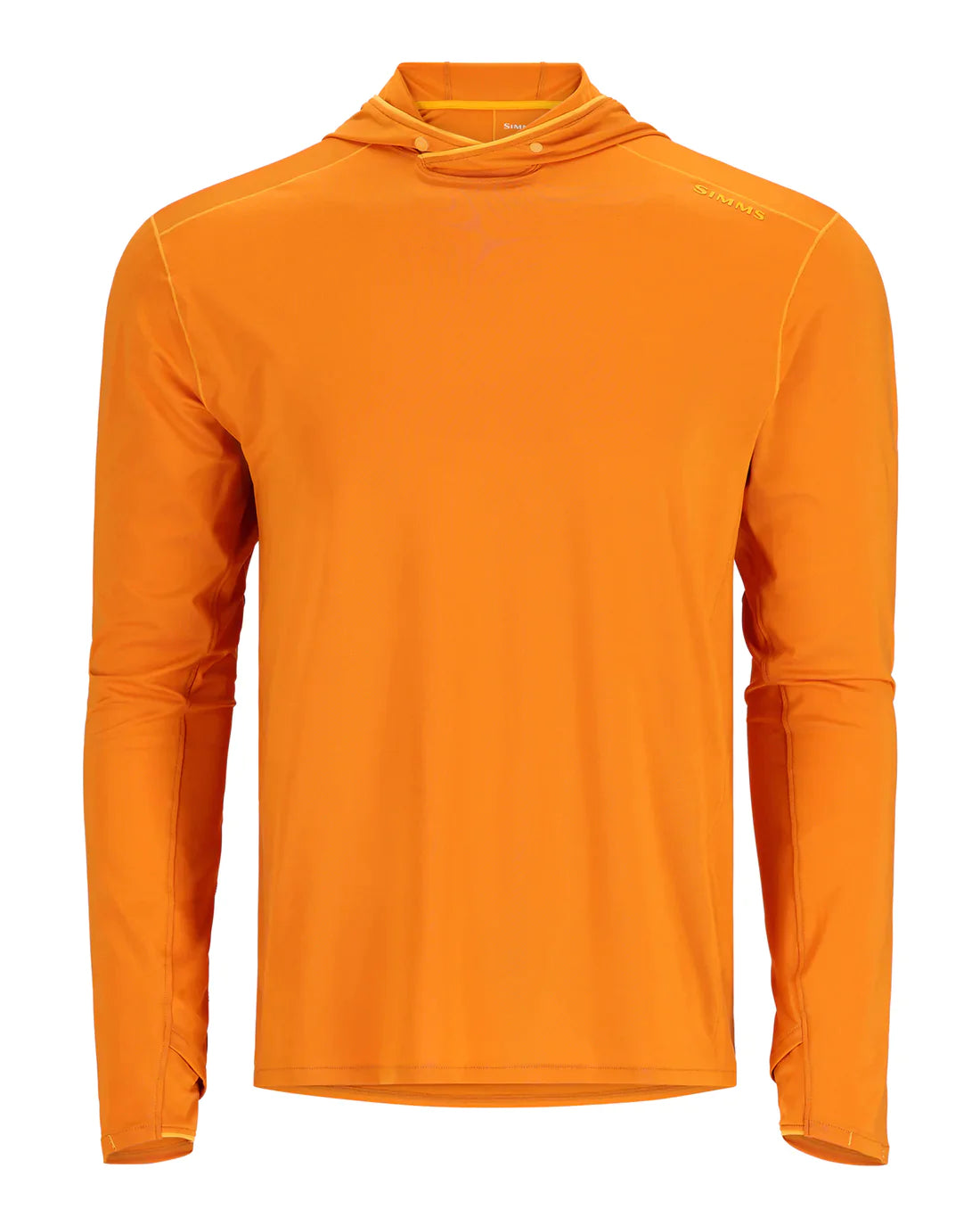 Simms - M's SolarFlex Hoody - Fly Fish Food Logo - Sunglow