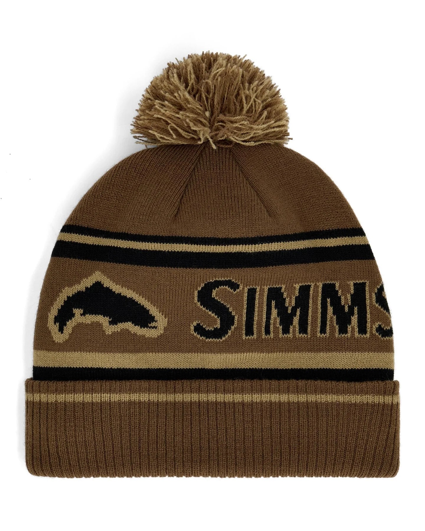 Simms - Tip - Up Pom Beanie - Jasper - Hats - Fly Fish Food