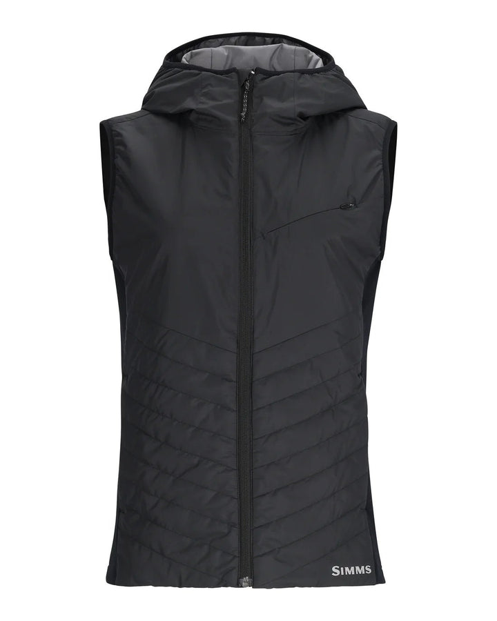 Simms - W's Fall Run Hybrid Hooded Vest - Black - Apparel - Fly Fish Food