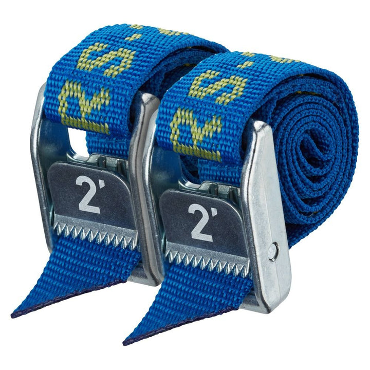NRS 1" HD Tie - Down Straps Pair - Iconic Blue - Float Tubes & Accessories - Fly Fish Food