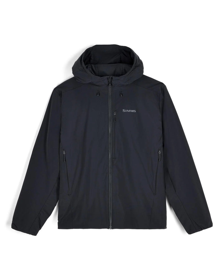 Simms - M's Midstream Wool Insulated Hooded Jacket - Black - Apparel - Fly Fish Food