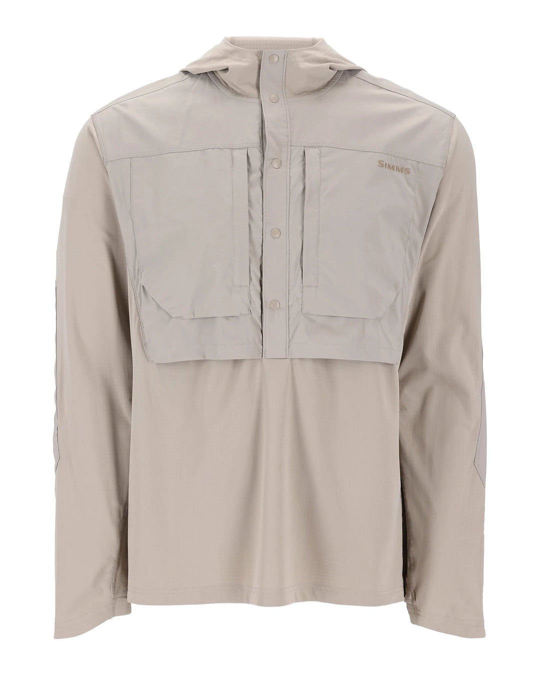 Simms Men's Latitude BiComp Hoody - Dolomite - Apparel - Fly Fish Food