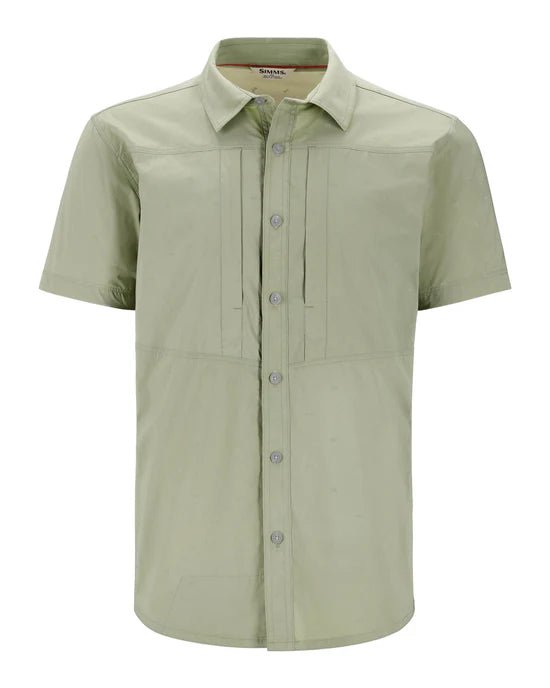 Simms Men's Stone Cold SS Shirt - Fishtail Pale Pine - Apparel - Fly Fish Food
