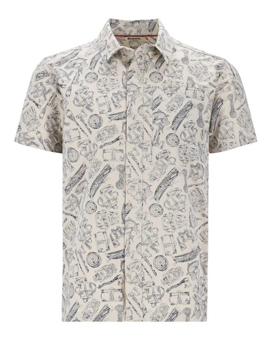 Simms Men's Tailout SS Shirt - Camp Sand - Apparel - Fly Fish Food