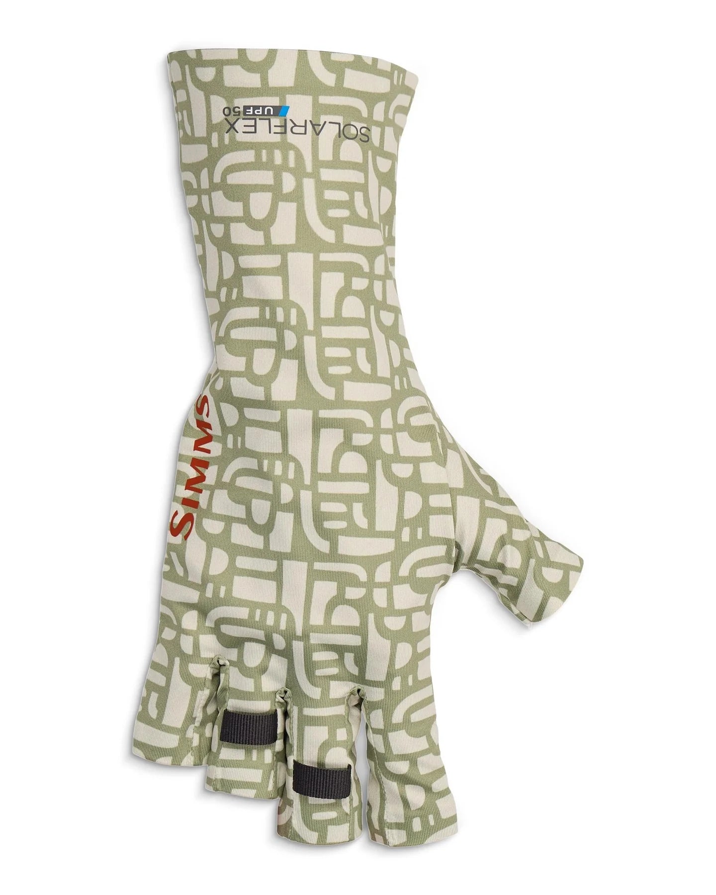 Simms - SolarFlex Sun Glove - Block Pale Pine - Apparel - Fly Fish Food