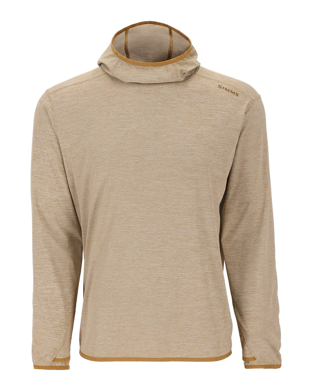 Simms Men's Stone Cold Hoody - Sepia - Fly Fish Food Logo - Apparel - Fly Fish Food