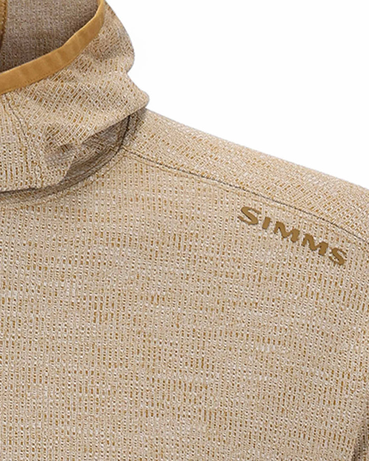 Simms Men's Stone Cold Hoody - Sepia - Fly Fish Food Logo - Apparel - Fly Fish Food