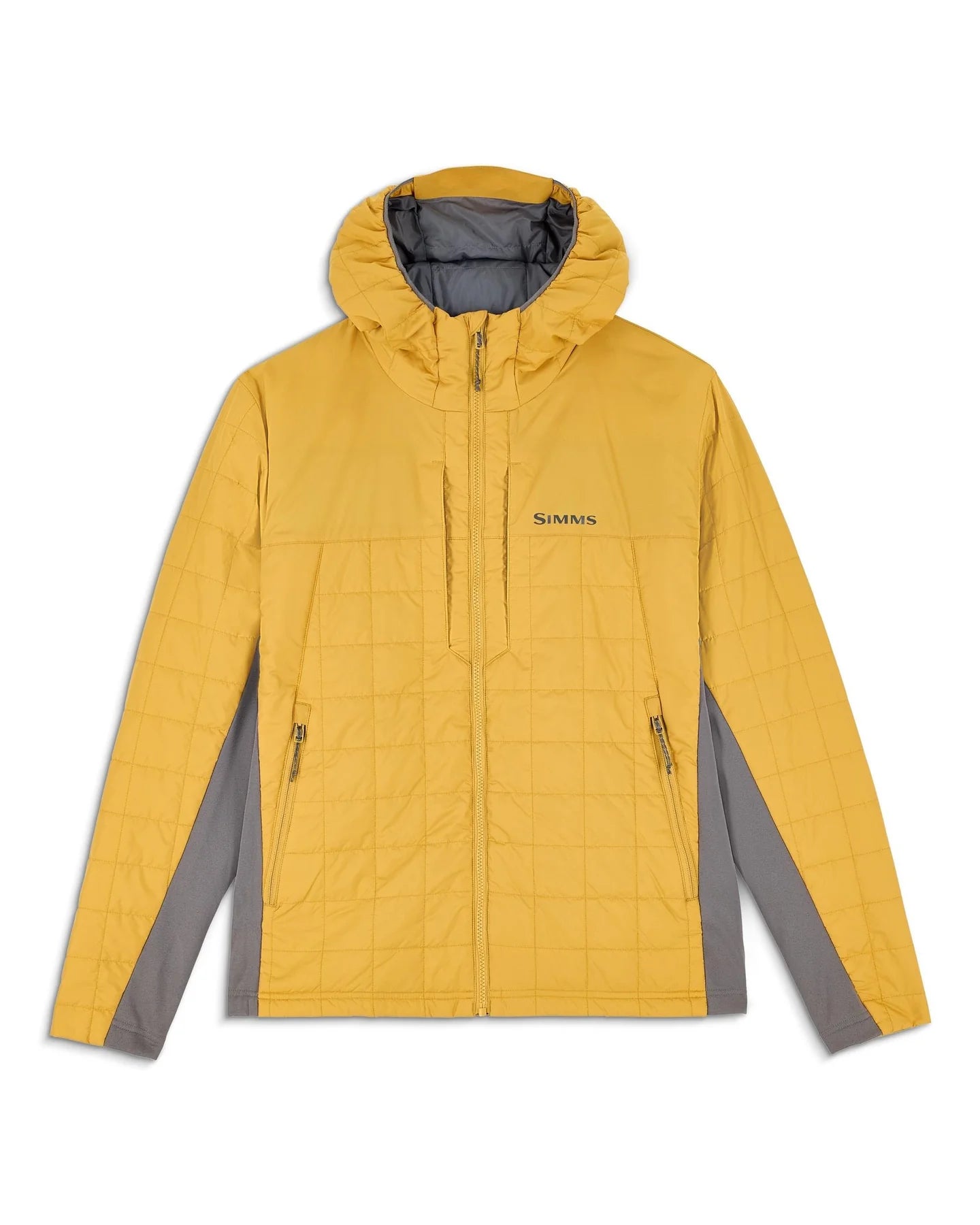 Simms - M's Fall Run Hybrid Hoody - Baltic Amber - Apparel - Fly Fish Food