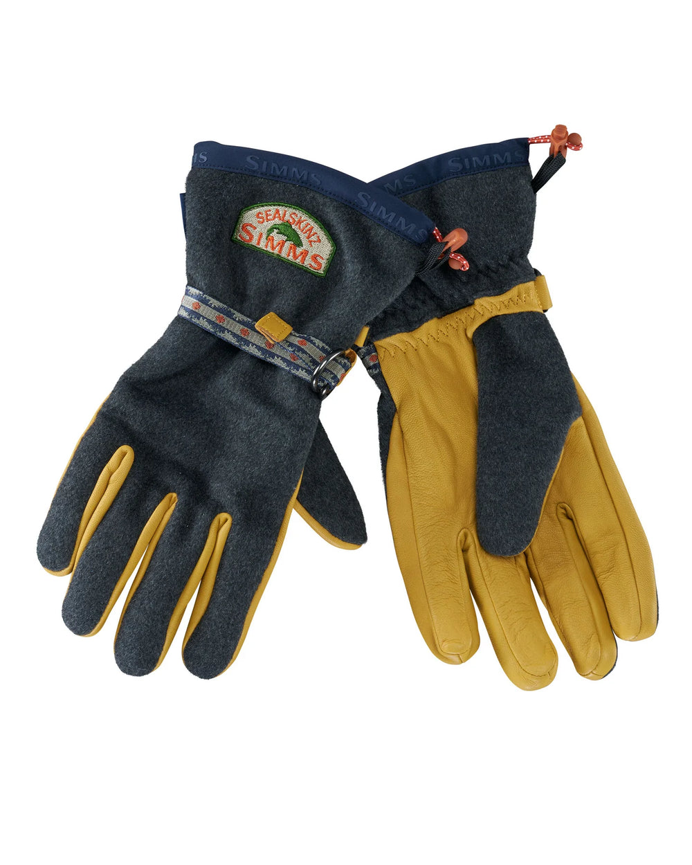 Simms - Men's X SealsSkinz Baxter Glove - Charcoal Heather - Apparel - Fly Fish Food