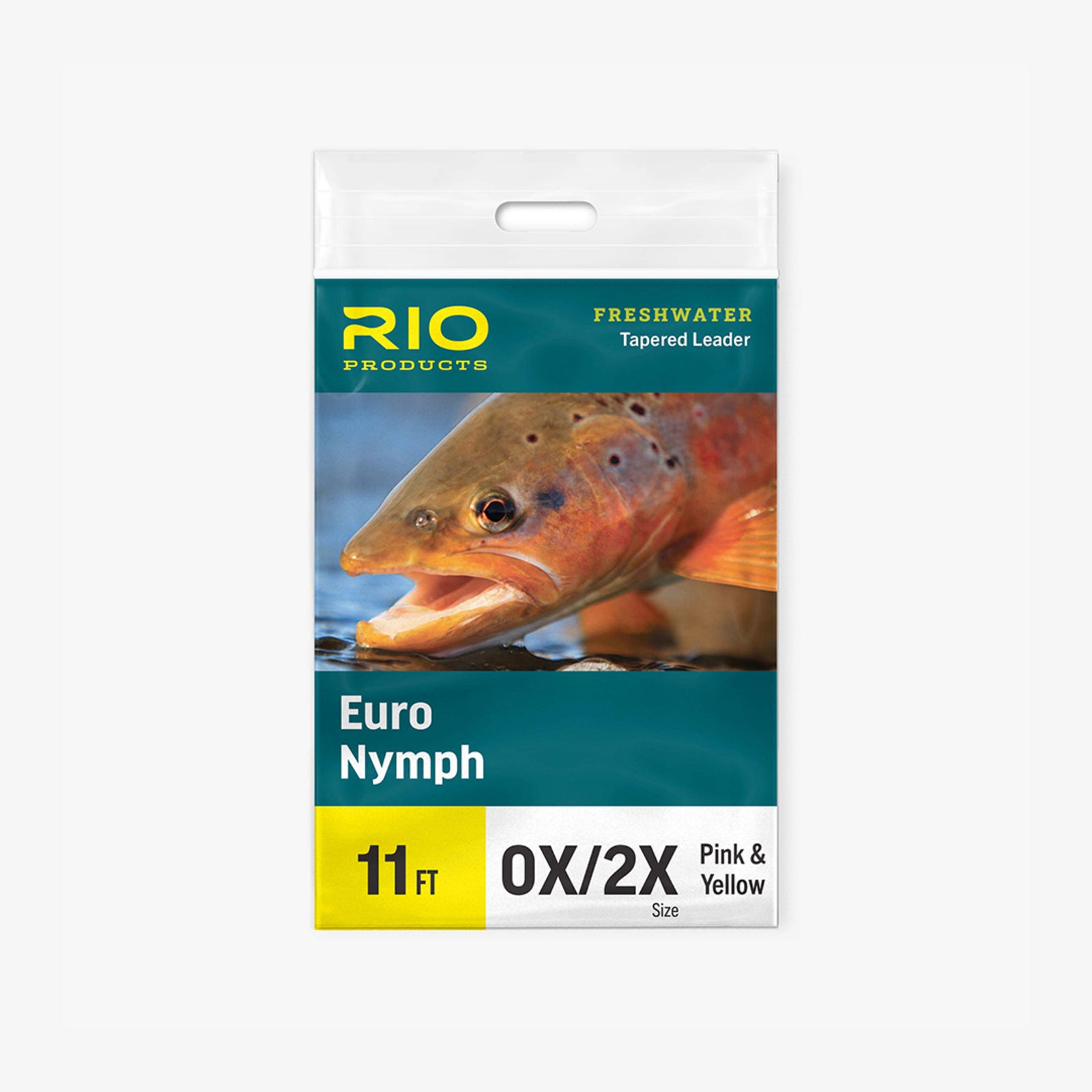 RIO Euro Nymph Leader 11ft 0x/2x - Tippet, Leader & Accessories - Fly Fish Food
