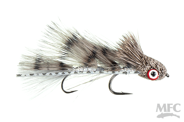 Galloup's Barred Micro Dungeon - Grey - Flies - Fly Fish Food