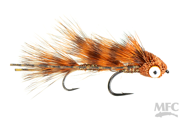 Galloup's Barred Micro Dungeon - Craw Orange 10 - Flies - Fly Fish Food