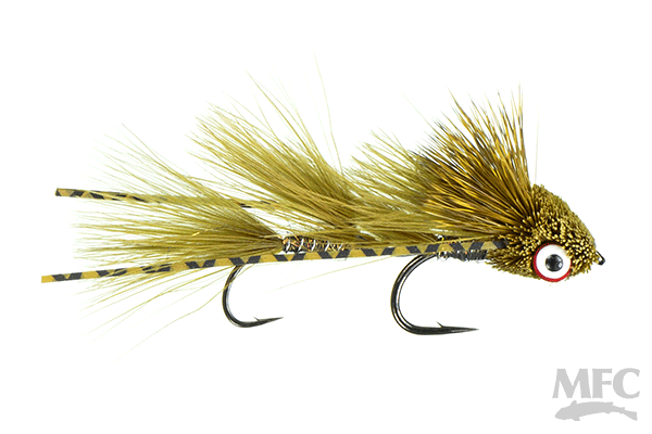 Galloup's Barred Micro Dungeon - Olive - Flies - Fly Fish Food