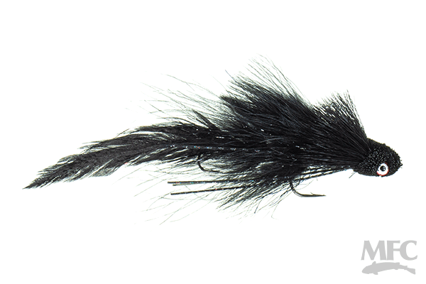 Galloup's Flat Head Kitty - Black - Flies - Fly Fish Food