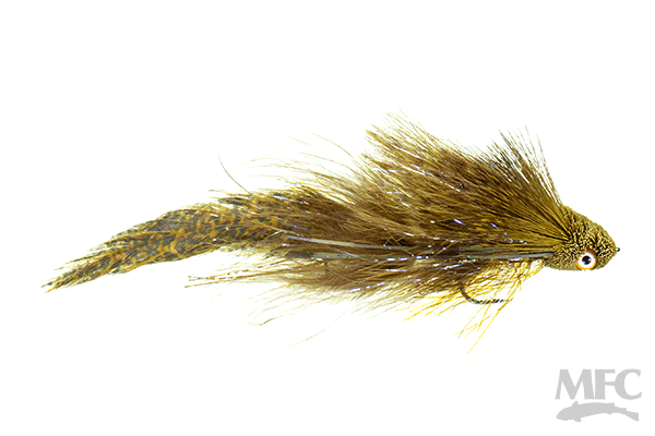 Galloup's Flat Head Kitty - Olive - Flies - Fly Fish Food