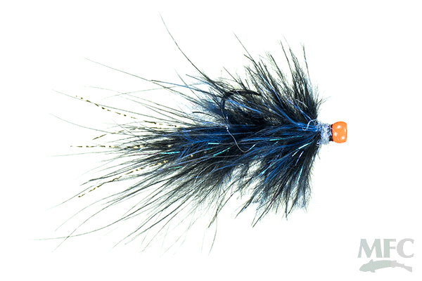 Svend Diesel's Balanced Bou Leech - Bruised/Hot Orange Bead - Flies - Fly Fish Food