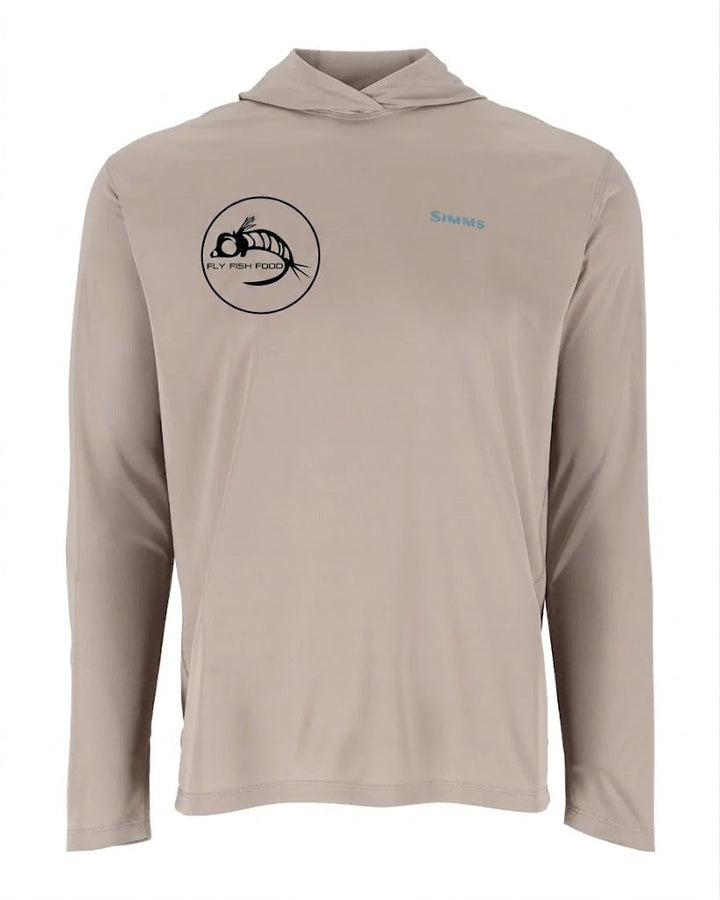 Simms Men's Tech Hoody - Artist Series - Dolomite Trout - Fly Fish Food Logo - Apparel - Fly Fish Food