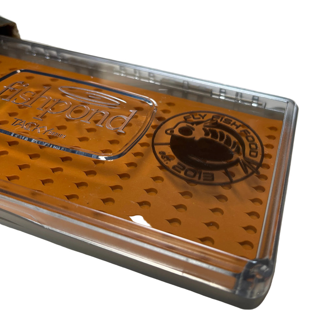 Fly Fish Food "FFF" Logo Fishpond Tacky Original Fly Box - Burnt Orange